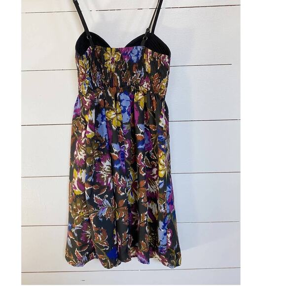 Xhilaration Corset Top Floral Mini Dress - XS EUC - Picture 2 of 11